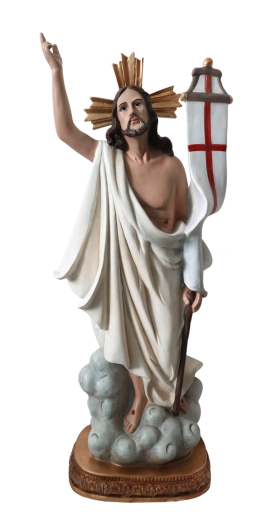 Statuetta di Gesù Cristo Risorto 40,5 cm - 1 pezzo