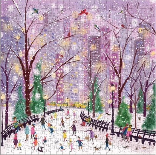 Galison puzzle Snowy Night 500 pieces