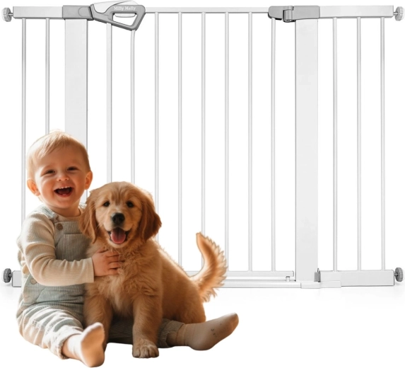 Milly Mally safety gate for stairs Guardy 118 white