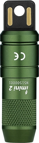 Olight iMini 2 OD Green genopladelig mini-lommelygte til nøgler