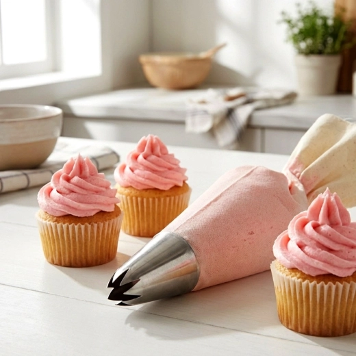 Comfortable piping with a bag