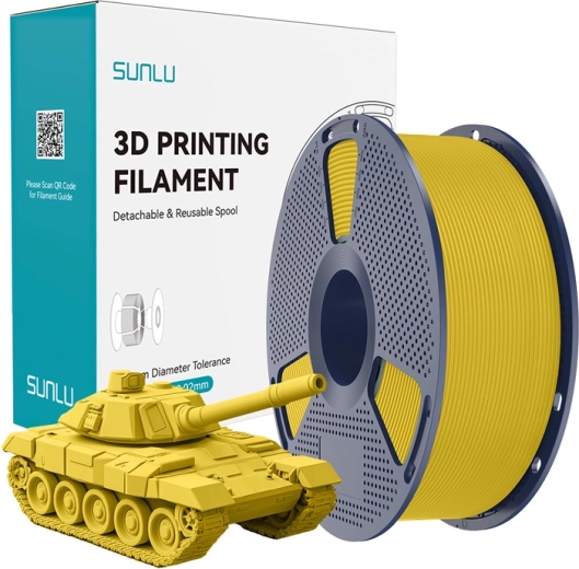 Sunlu PLA+ high-speed filament 1.75 mm – yellow