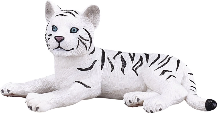 Figura di Tigre Bianca Sdraiata