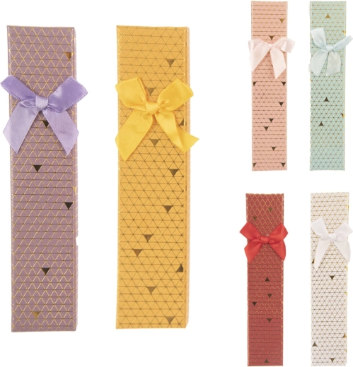 Scatolina regalo in carta 4 × 19 cm, assortita 6 varianti