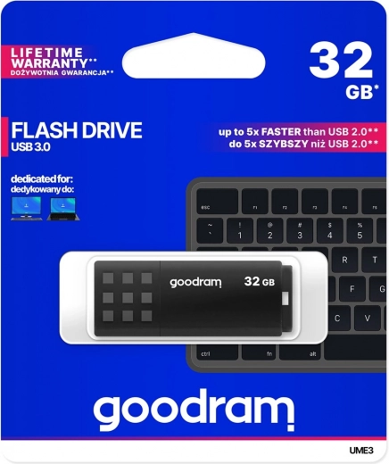 Chiavetta USB 32GB USB 3.0 nero