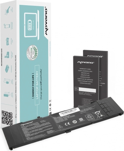 Batteria Movano B31N1535 per Asus Zenbook UX310UA e UX410UA 3900 mAh 44 Wh