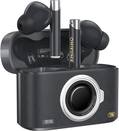 ONIKUMA T18 True Wireless In‑Ear Headphones Black