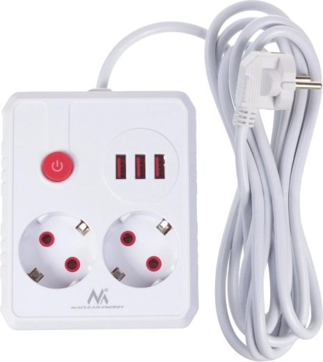 Due prese + tre USB in un unico corpo