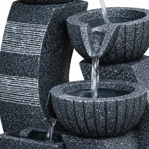 Flux d’eau en cascade relaxant