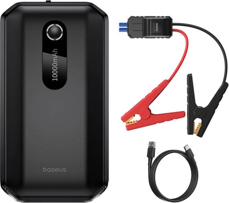 BASEUS Super Energy Jump Starter 10000 mAh 1000 A, black