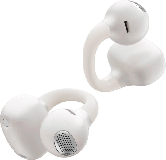 Open comfort and secure over-ear hook