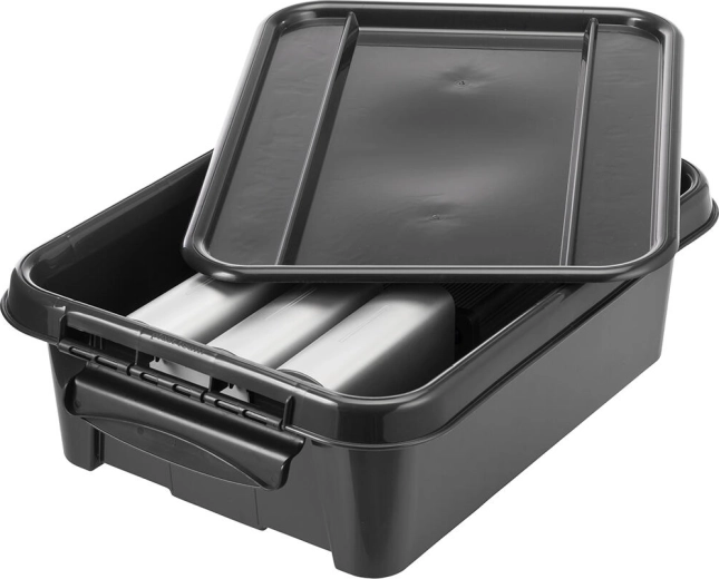 Chiusura sicura e coperchio resistente