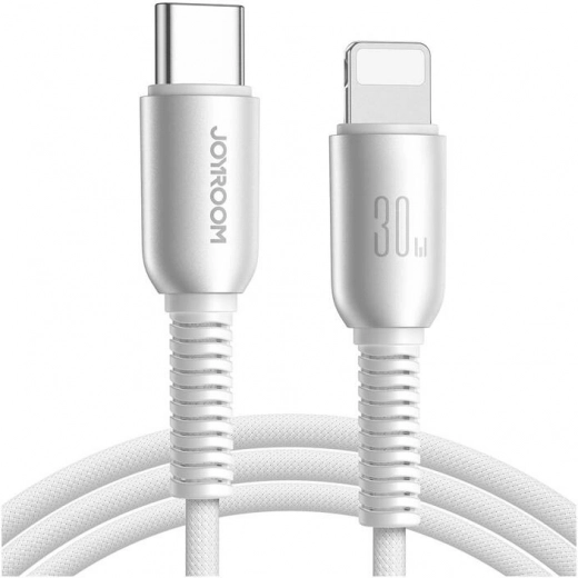 Joyroom USB‑C na Lightning kabel 30 W, 1,2 m, siv
