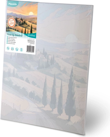 Pronto da dipingere: tela su telaio con sottopittura