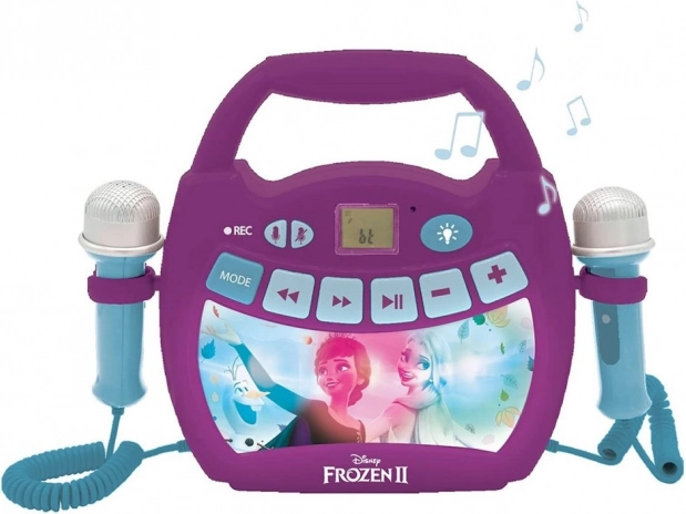 Digital karaoke player with LED lights – Frozen