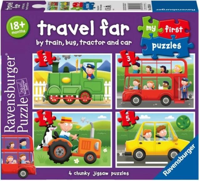 Ravensburger Moje první puzzle: Dopravní prostředky 4v1