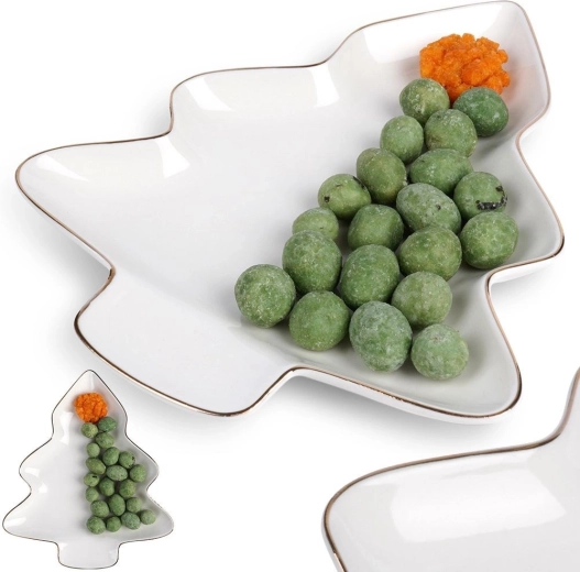 Elegantna bijela sa zlatnim rubom