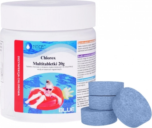 Chlorine Multitablets 20 g for Pools 0.5 kg