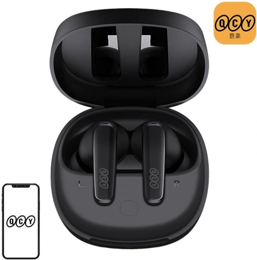 Cuffie wireless QCY T13x nere