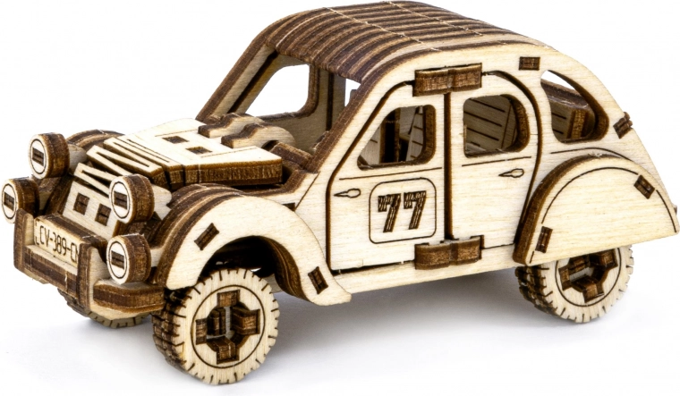 Wooden 3D Puzzle – Rally Car to Assemble