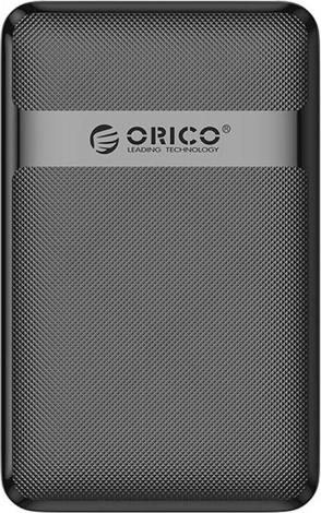 Orico custodia da 2,5" per HDD/SSD, 5 Gb/s, da USB‑A a Micro‑B, nera