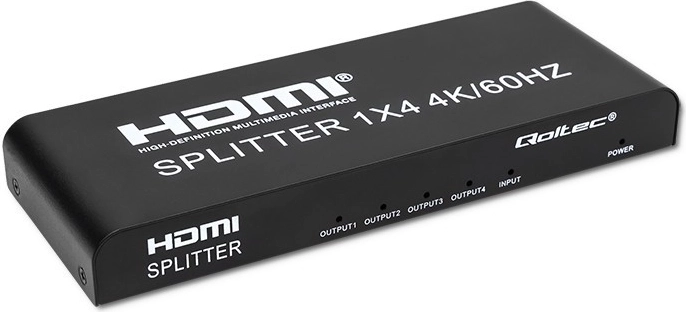 HDMI-fordeler Qoltec 4K 1x4