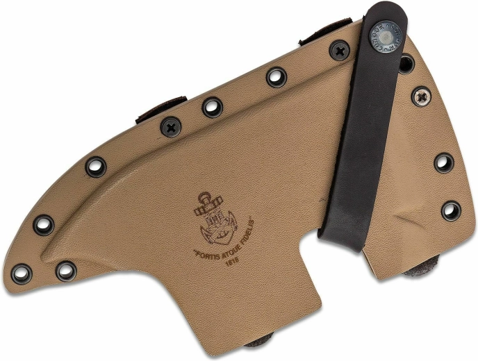 Kydex sheath with belt-carry options