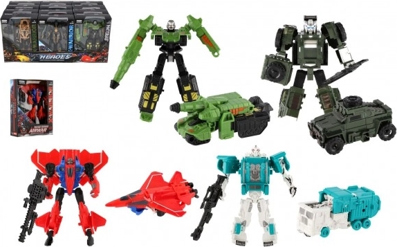 Transforming Robot 14 cm – converts into a car, truck, or rocket