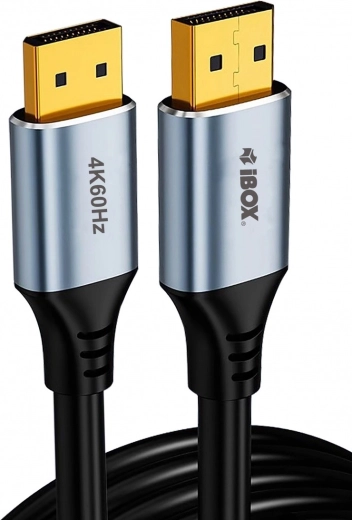 Cavo DisplayPort 4K 60 Hz con connettori dorati 2 m
