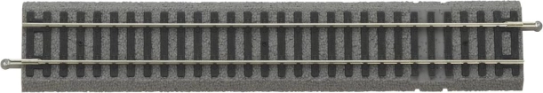 Piko straight track with ballast for power terminal