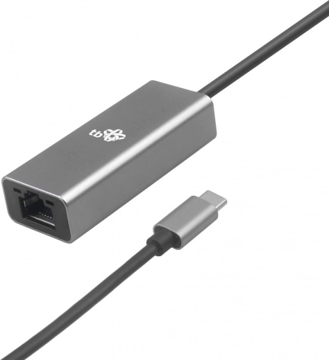 USB-C naar Ethernet RJ45 Adapter grijs, 10/100/1000 Mb/s