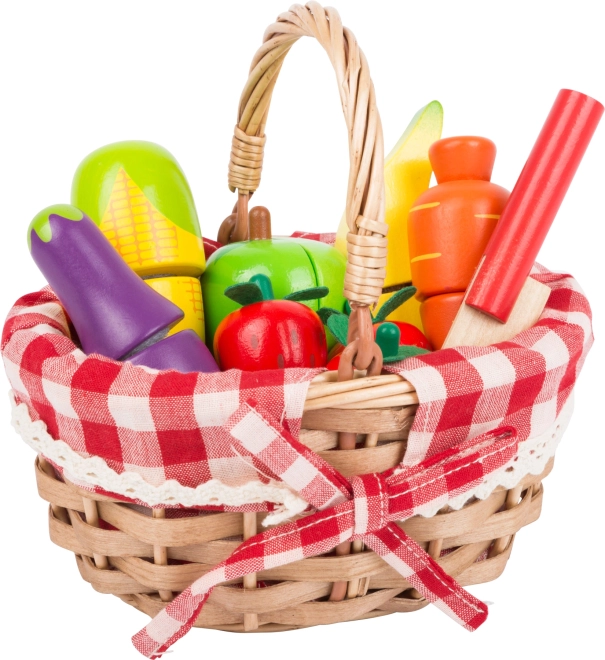 shopping basket with vegetables SMALL FOOT