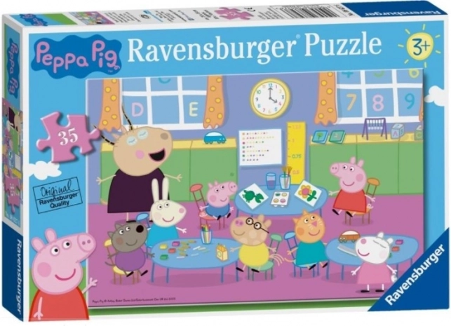 Ravensburger puzzle Peppa Pig – the whole class, 35 pieces