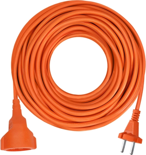 Solight prolunga mobile con giunto 10 m, 2× 1,5 mm², arancione