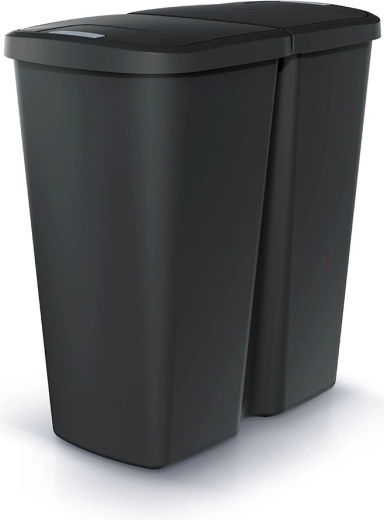 Durable recycled plastic and compact shape