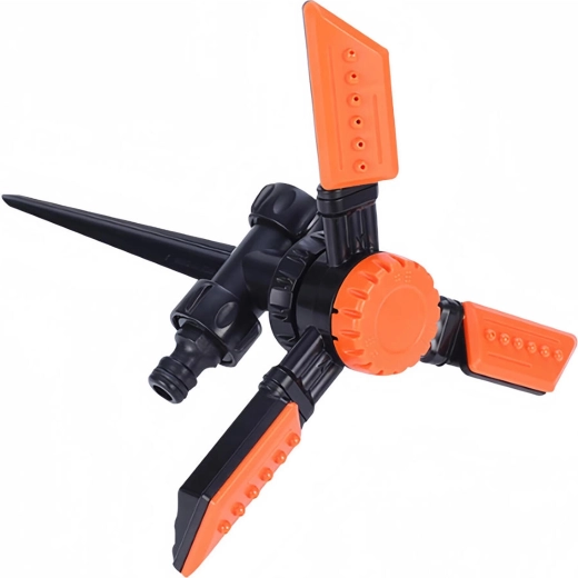 Rotating 3-arm sprinkler Soft with click adapter