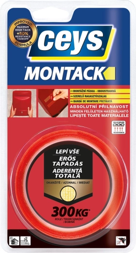 Ruban de montage double face 19 mm × 2,5 m MONTACK CEYS