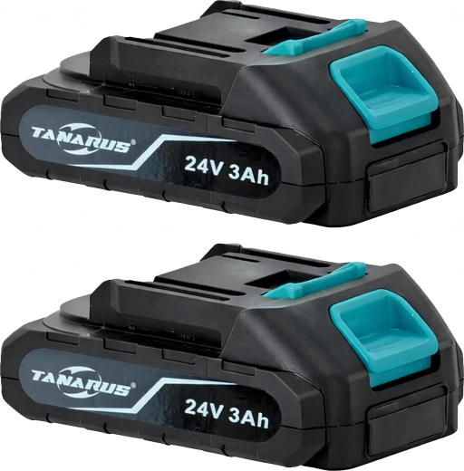 Dvě baterie 3 Ah pro nepřetržitou práci