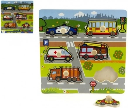 Wooden Insert Puzzle My First Cars