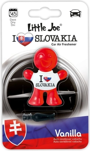 Little Joe 3D Supair Drive profumo per auto vaniglia “I Love You Slovakia”