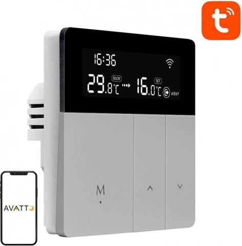 AVATTO Smart Thermostat for Boilers with TUYA Wi‑Fi
