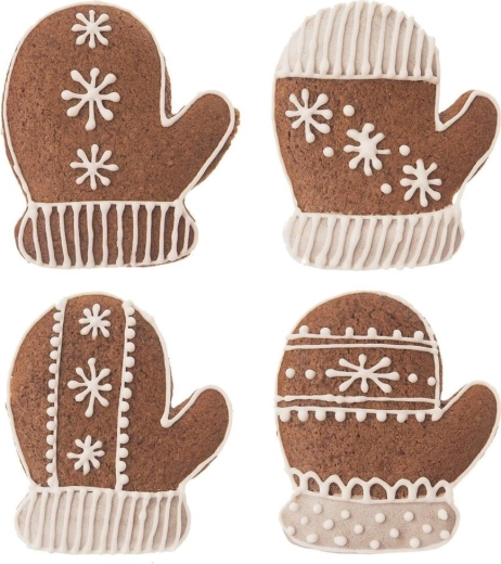 Motif de gant de Noël