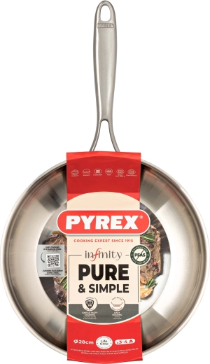 Pyrex Infinity Frying Pan 28 cm Stainless Steel