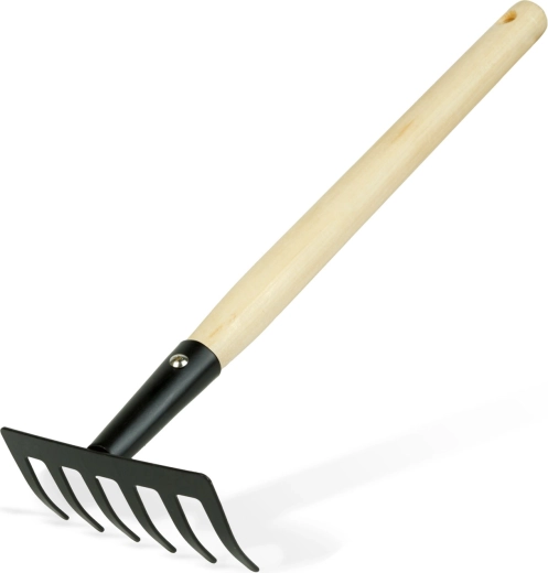 Gartenrechen mit Holzgriff, 50 cm