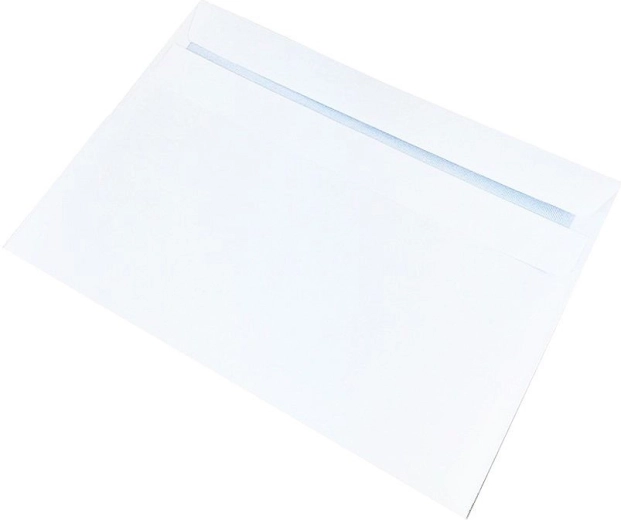 Buste C6 autoadesive, bianche, senza finestra, 50 pz