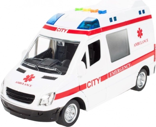 Ambulance with Lights and Sounds 1:16