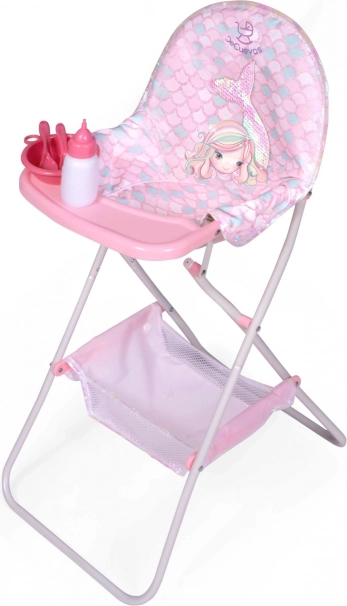 Opvouwbare kinder-eetstoel voor poppen OCEAN FANTASY