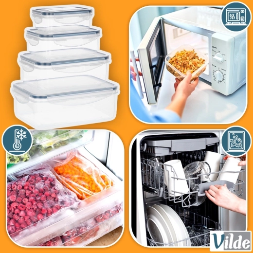 Suitable for microwave, freezer, and dishwasher