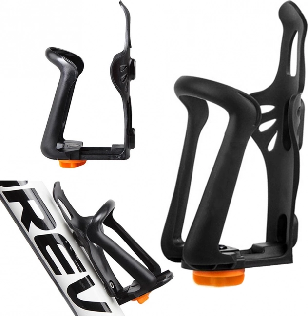 Adjustable Bicycle Bottle Cage – Black