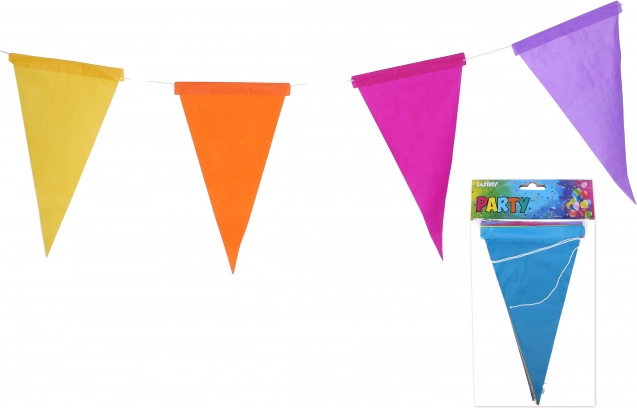 Paper garland with pennants